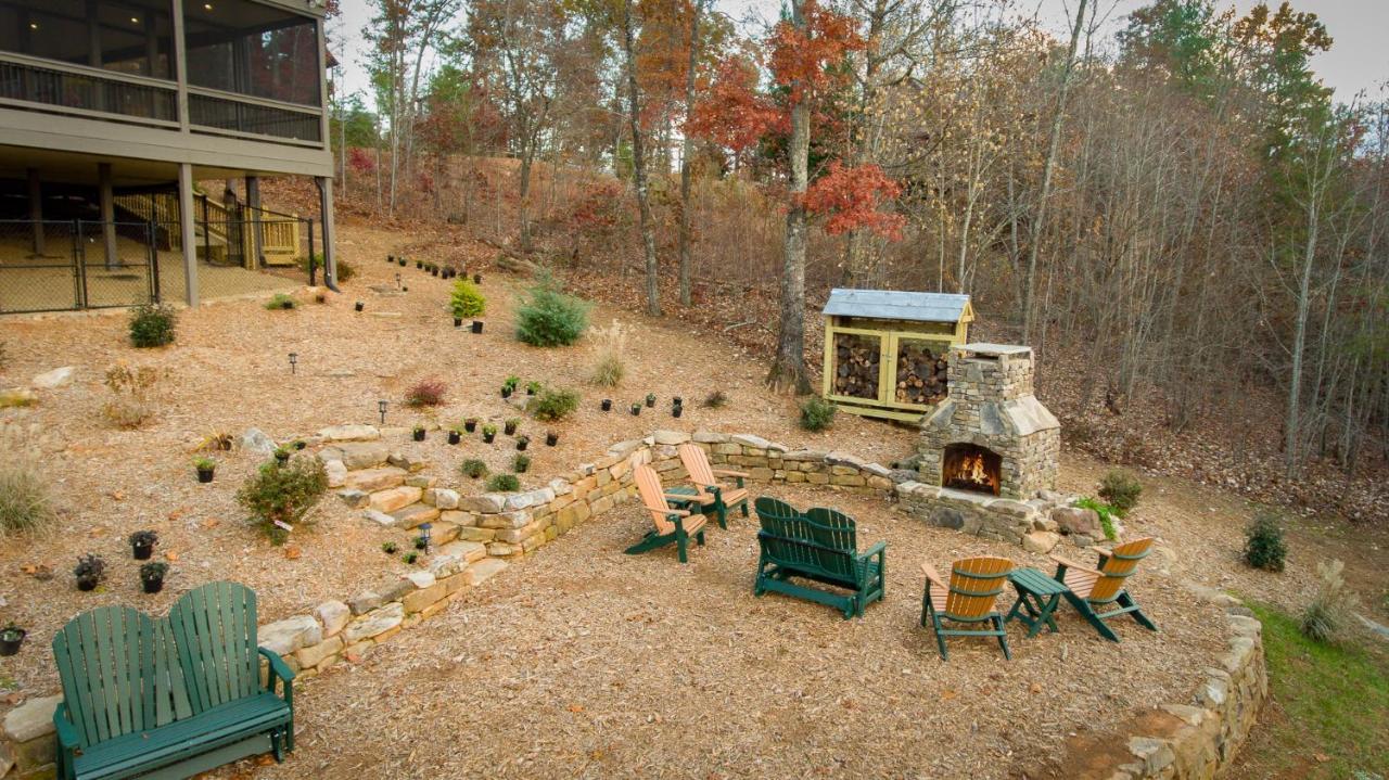 Eagles Crest - Long Range Layered Mountain Views In Peaceful Neighborhood! Villa Mineral Bluff Exterior photo