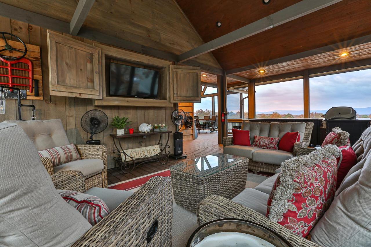Eagles Crest - Long Range Layered Mountain Views In Peaceful Neighborhood! Villa Mineral Bluff Exterior photo